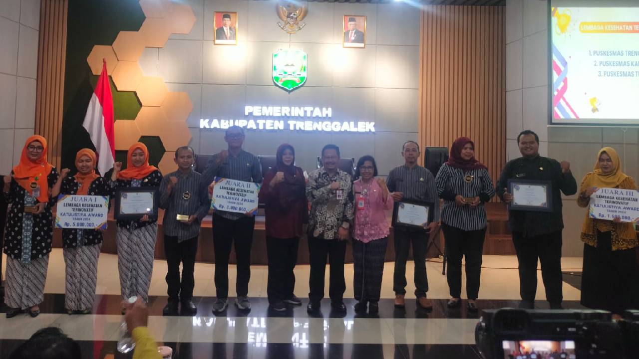 Katulistiva Award Trenggalek 2024: Tiga Puskesmas Raih Penghargaan Lembaga Kesehatan Terinovatif